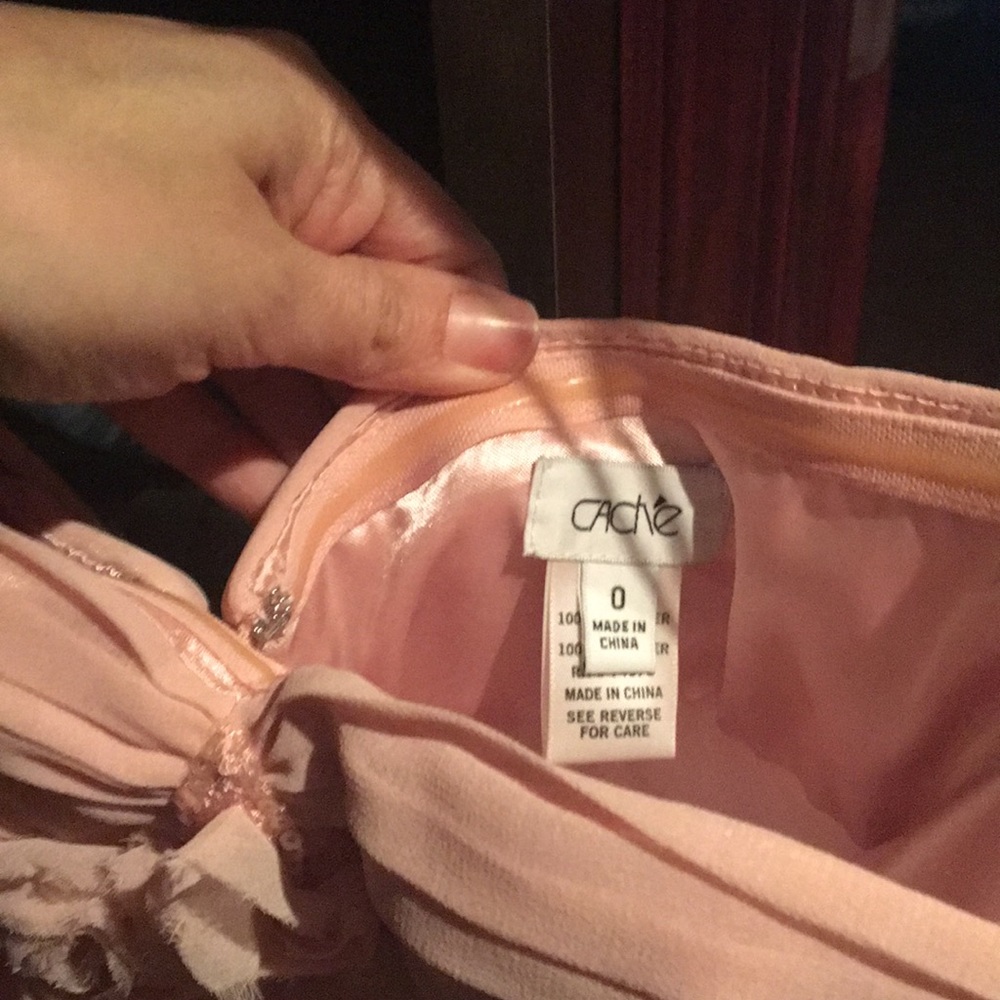 Gorgeous Cache blush pink evening dress - Picture 3 of 5